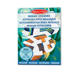   Melissa&Doug- kreatív játék mozaik matrica füzet-tenger alatt