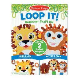 Melissa&Doug- kreatív játék- bábkészítés- vadállatok