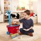 Melissa&Doug-szerepjáték gurulós bevásárlókosár