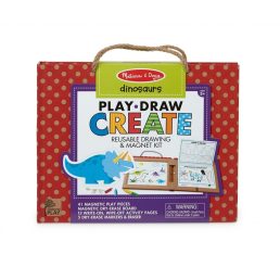   Melissa&Doug- kreatív játék letörölhető rajz és mágneses játékkészlet-dínók