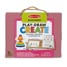   Melissa&Doug- kreatív játék letörölhető rajz és mágneses játékkészlet-hercegnők
