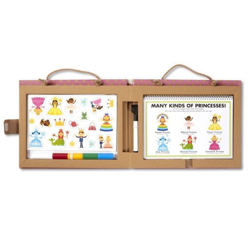 Melissa&Doug- kreatív játék letörölhető rajz és mágneses játékkészlet-hercegnők