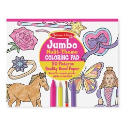 Melissa&Doug- kreatív játék jumbo színező-lányos