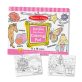 Melissa&Doug- kreatív játék jumbo színező-lányos