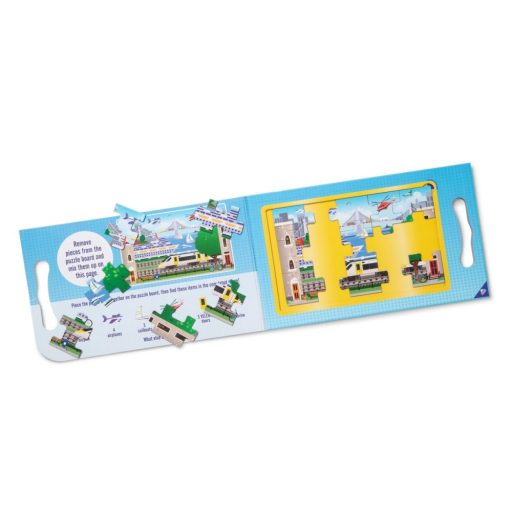 Mágneses puzzle, járművek