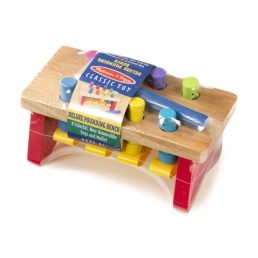   Melissa & Doug Fa készségfejlesztő játék, Kalapálós asztal