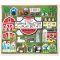 Melissa & Doug Fa építőjáték, Farm és traktor