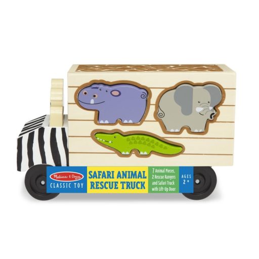 Melissa&Doug- fa készségfejlesztő játék állatos