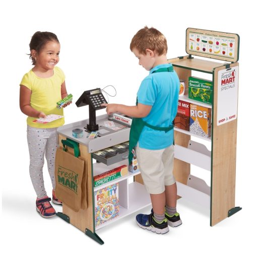 Melissa&Doug- szerepjáték kellékek élelmiszer bevásárló