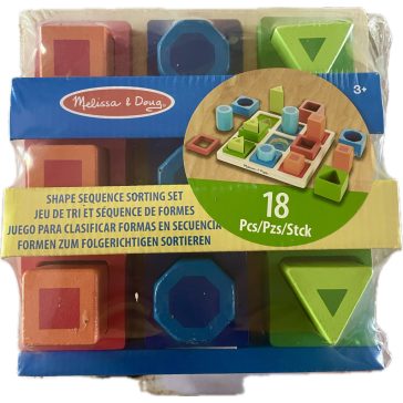   Melissa & Doug 3D geometriai formakereső és formaegyeztető fa készségfejlesztő játék