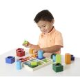   Melissa & Doug 3D geometriai formakereső és formaegyeztető fa készségfejlesztő játék