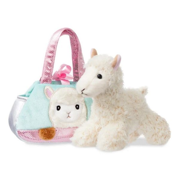 Fancy Pals 20 cm-es  alpaka plüssfigura  táskában 