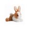 Mini Flopsies 20 cm barna-fehér nyuszi plüssfigura