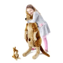 Melissa&Doug- óriás plüss kenguru mama és