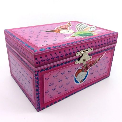 Zenélő ékszerdoboz forgó balerinával, tükörrel-Ivone