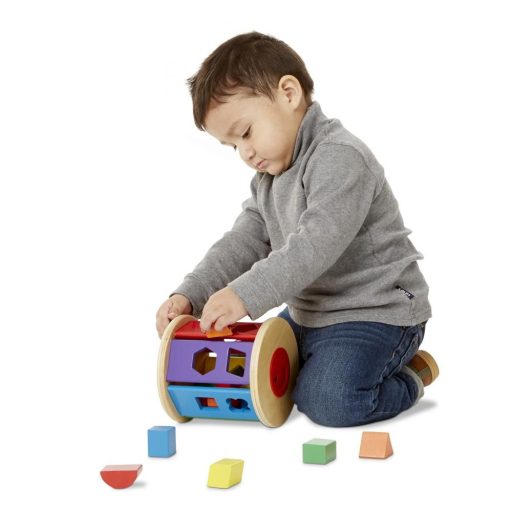 Melissa&Doug- fa készségfejlesztő játék gurulós