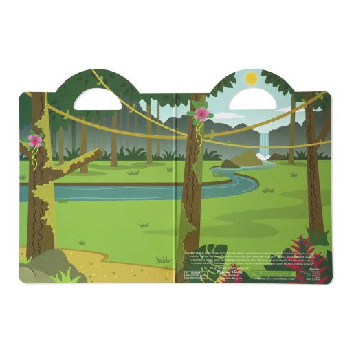 Melissa&Doug- kreatív játék pufi matrica készlet-szavanna vadállatai