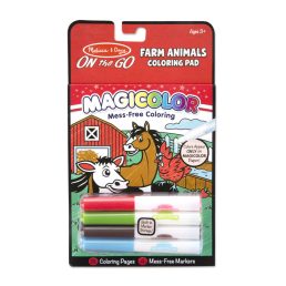   Melissa&Doug- kreatív játék mágikus színező füzet-vadállatok