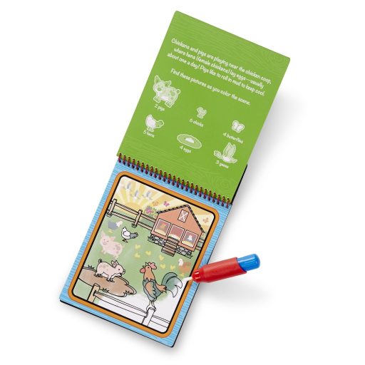 Melissa&Doug- kreatív játék rajzolás vízzel-tanyasi világ