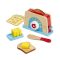 Melissa&Doug- sütés főzés-Kenyérpiritós játék készlet fából-9db-os