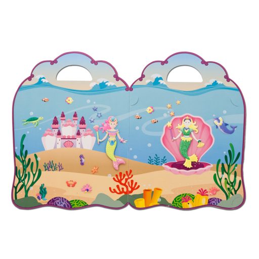 Melissa&Doug- kreatív játék pufi matrica készlet-sellők