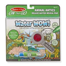   Melissa&Doug- kreatív játék rajzolás vízzel deluxe - egzotikus állatok