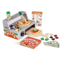  Melissa & Doug Szerepjáték, Fa pizzasütő készlet