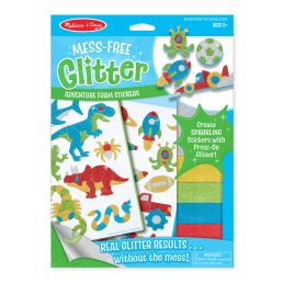   Melissa&Doug- kreatív játék -glitter pufi matrica készlet