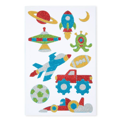 Melissa&Doug- kreatív játék -glitter pufi matrica készlet