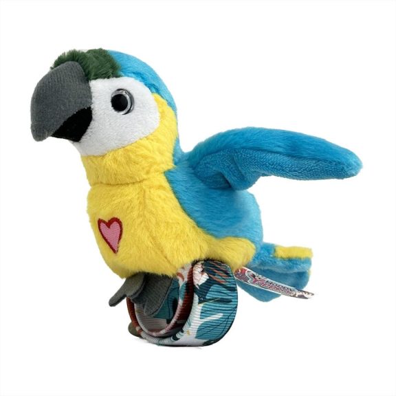  Happy Yappers interaktív plüss - kék arapapagáj