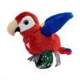  Happy Yappers interaktív plüss - piros arapapagáj