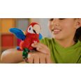  Happy Yappers interaktív plüss - piros arapapagáj