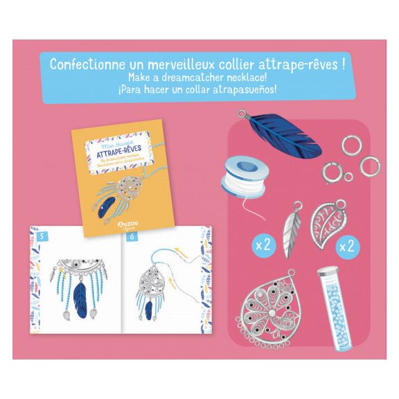 Nyaklánc készítés, Álomfogó kreatív készlet Auzou