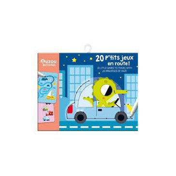 Letörölhető fejtörő feladatkártyák, Utazások Auzou