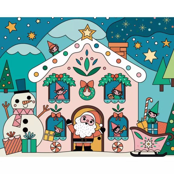 Vízzel festő képek, Karácsony Auzou