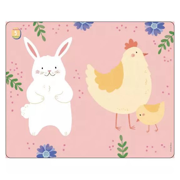 Újrahasználható matricázó készlet, Húsvét Auzou