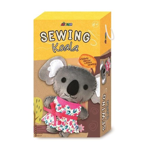 Varrható plüss kocka dobozban Koala Avenir