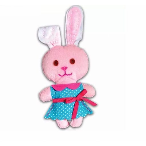 Varrható plüss kocka dobozban Nyuszi Avenir