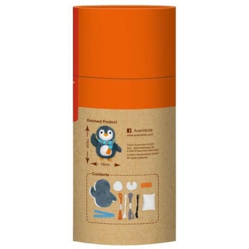 Varrható plüss kulcstartó Pingvin Avenir