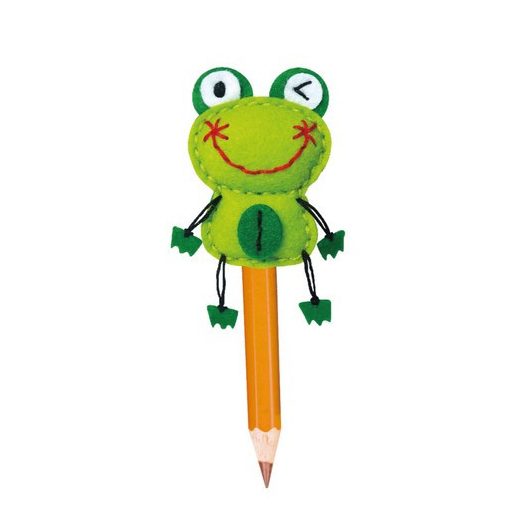 Plüss ceruzadísz varrás, béka Avenir