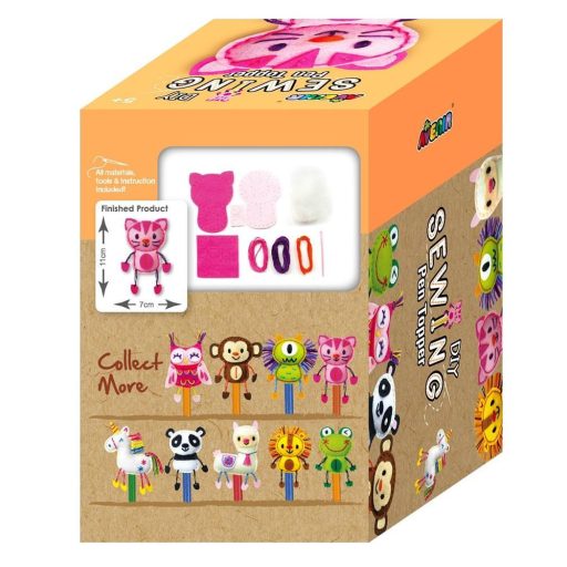 Plüss ceruzadísz varrás, Cica Avenir