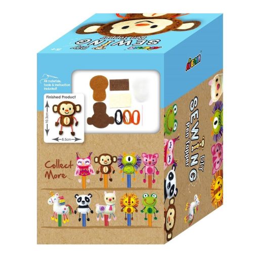 Plüss ceruzadísz varrás, majmos Avenir