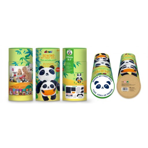 Plüss varrás- Pandamaci és kicsinye-Avenir