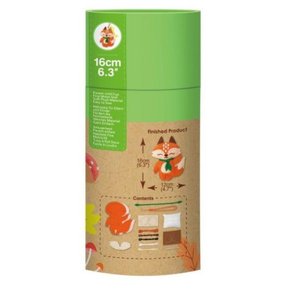 Varrható plüss kulcstartó, Róka Avenir