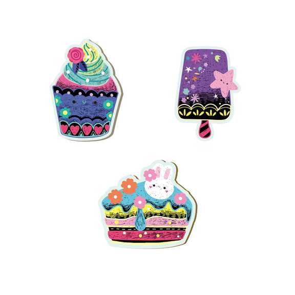 2 az 1-ben karckép készítő és horgász játék, Finomságok Avenir