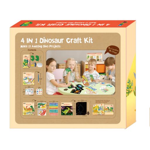 Kreatív készlet 4 az 1-ben, Dinoszauruszok Avenir Kids