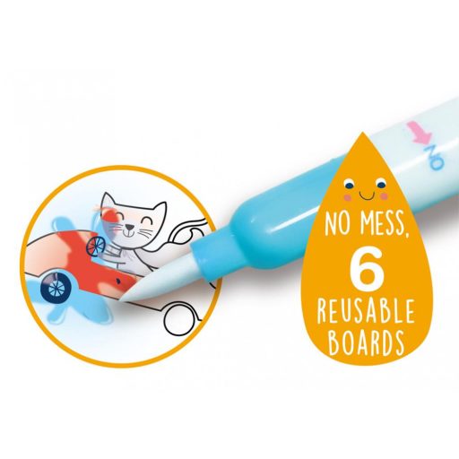 Mágikus vízzel festő könyv, Járművek Avenir