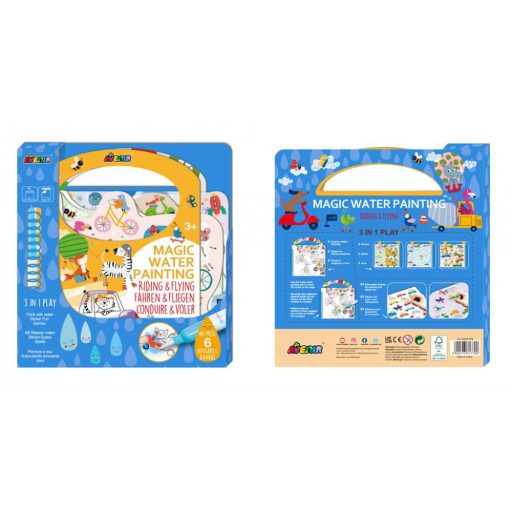 Mágikus vízzel festő könyv, Járművek Avenir