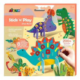   Matricázó és 3D modell készítő készlet, Dinoszauruszok Avenir