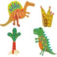   Matricázó és 3D modell készítő készlet, Dinoszauruszok Avenir